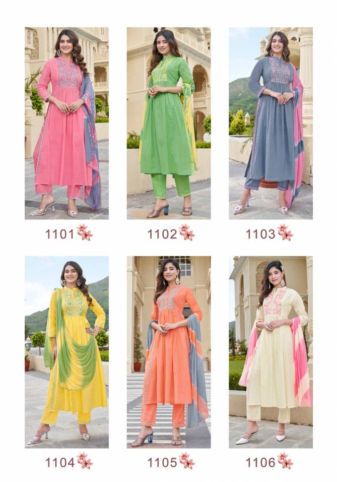 Fairytales By Pink Mirror Pure Cotton Readymade Suits Catalog
